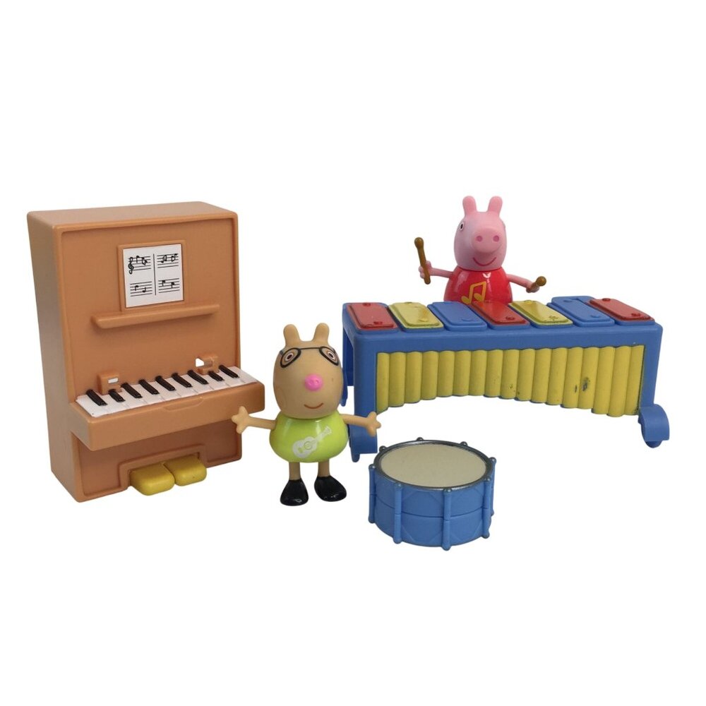 Peppa Pigs Making Music Fun Playset‎ Piano Drum Xylophone & Figures